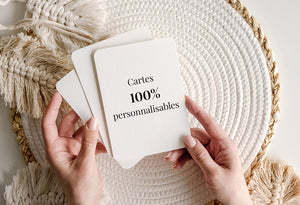 Cartes 100% personnalisables