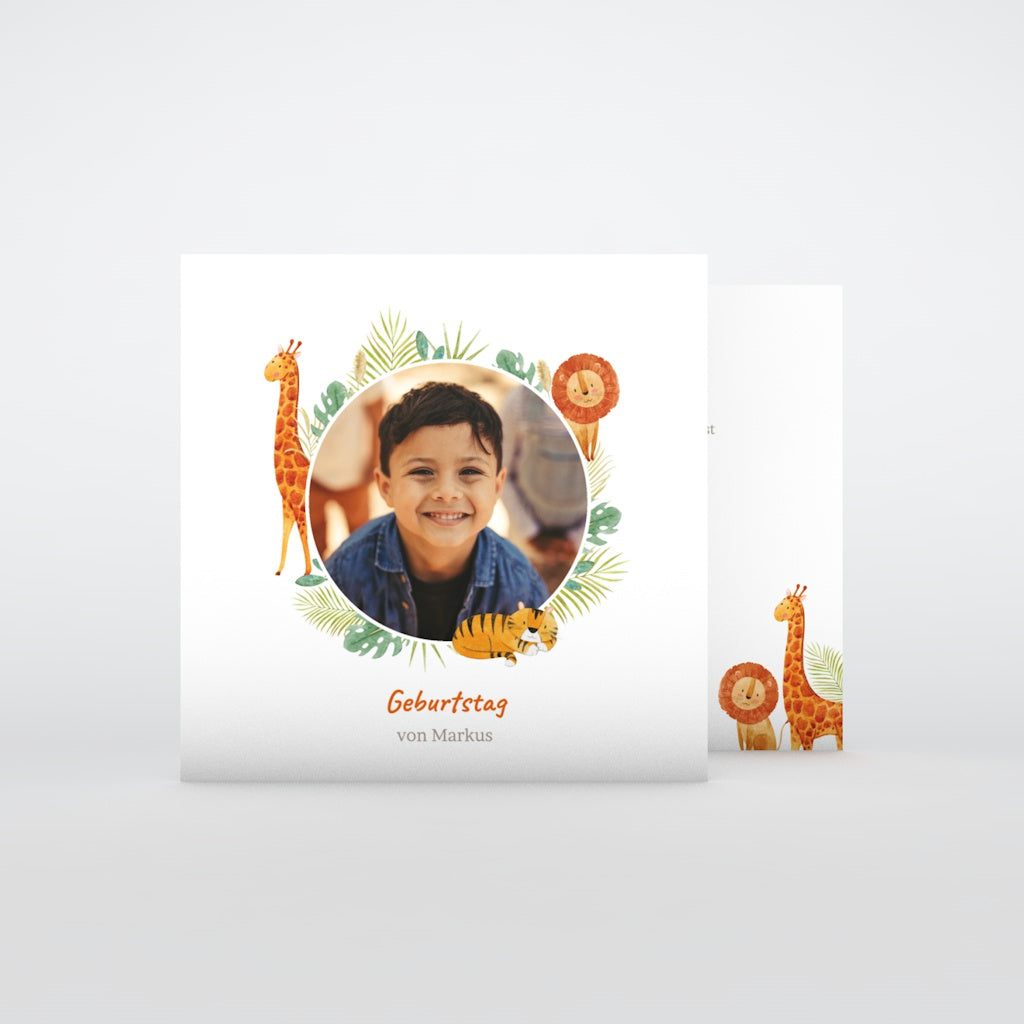 Carte invitation anniversaire enfant