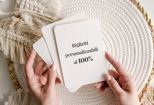 Biglietti personalizzabili al 100%